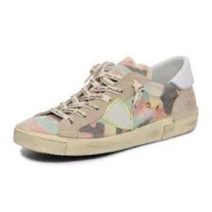 Philippe Model Beige and Pastel Women's Sneakers